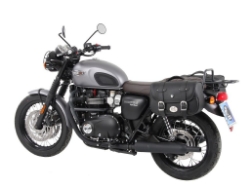 Afbeeldingen van C-Bow tasdragers chroom Hepco&Becker Triumph Bonneville T100/ Black '17-