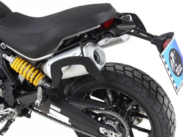 Afbeeldingen van C-Bow tasdragers zwart Hepco&Becker Ducati Scrambler 1100 / Special / Sport '18-20