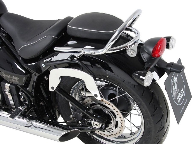 Afbeeldingen van C-Bow tasdragers chroom Hepco&Becker Triumph Bonneville Speedmaster '18-21