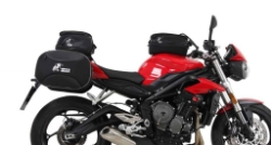 Afbeeldingen van C-Bow tasdragers zwart Hepco&Becker Triumph STREET TRIPLE 765 RS/R/S