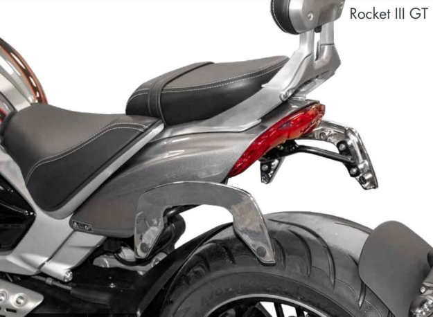 Afbeeldingen van C-Bow tasdragers chroom Hepco&Becker Triumph Rocket III R / GT '20+