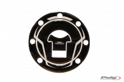 Afbeeldingen van Tankdopcover Puig voor Honda (7 gaten) zwart/carbon look