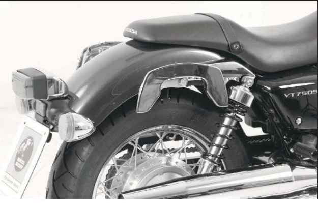 Afbeeldingen van C-Bow custom tasdragers chroom Hepco&Becker Honda VT750S/RS '10-