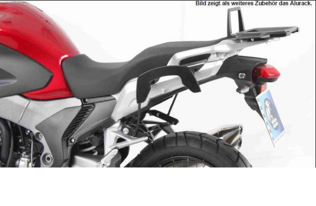 Afbeeldingen van C-Bow tasdragers zwart Lock-it Hepco&Becker Honda CROSSTOURER VFR1200X '12-20