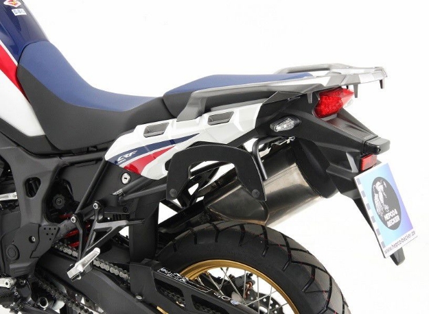 Afbeeldingen van C-Bow tasdragers zwart Hepco&Becker Honda CRF1000L Africa Twin '16-17
