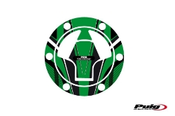 Afbeeldingen van Tankdopcover Radikal Puig voor Kawasaki Ninja 250R '08-'12/ Ninja 300 '13-