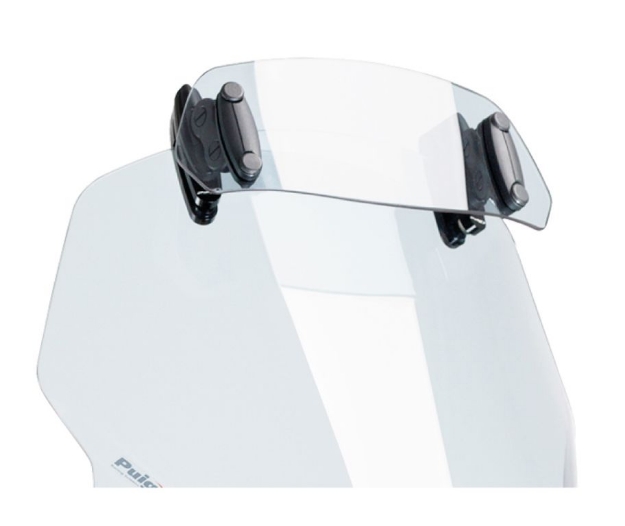 Afbeeldingen van Opzetruit verstelbaar transparant model Clip-On Puig (klemmen) 230x90mm