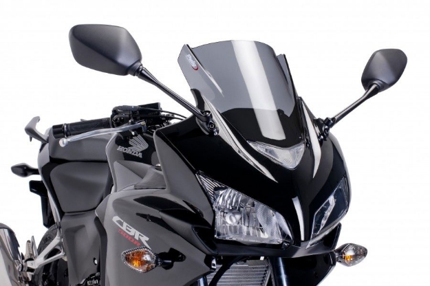 Afbeeldingen van Vervangingsruit Puig Jetstream Honda CBR500R '13-'15-donker getint