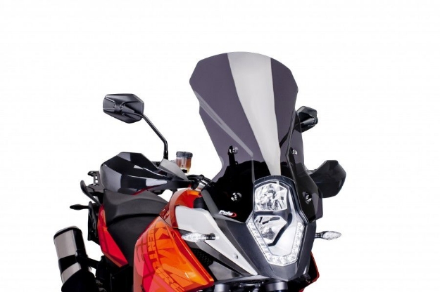 Afbeeldingen van Vervangingsruit touring Puig KTM 1050/ 1090 / 1190/ 1290 Adventure/ 1290 Super Adventure -donker getint