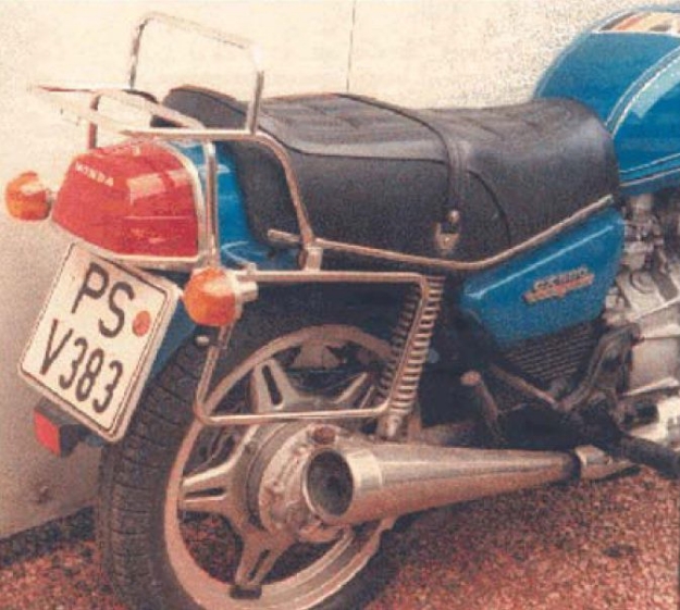 Afbeeldingen van Kofferrek chroom Hepco & Becker Honda CX500 A/B/SC