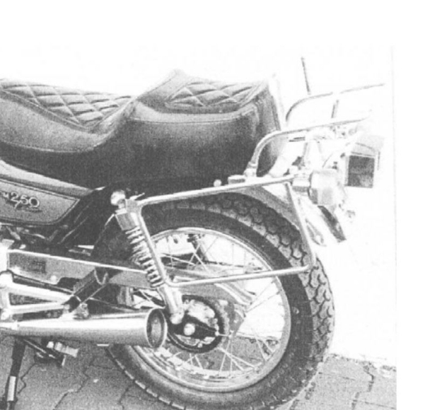 Afbeeldingen van Kofferrek chroom Hepco&Becker Honda CM250