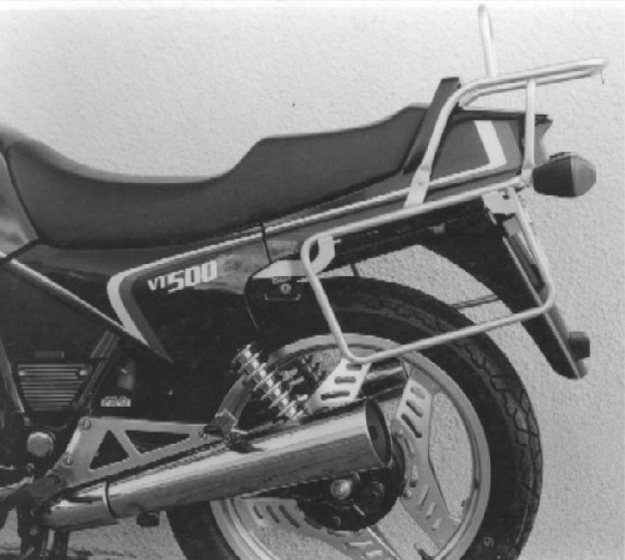 Afbeeldingen van Kofferrek chroom Hepco & Becker Honda VT500E