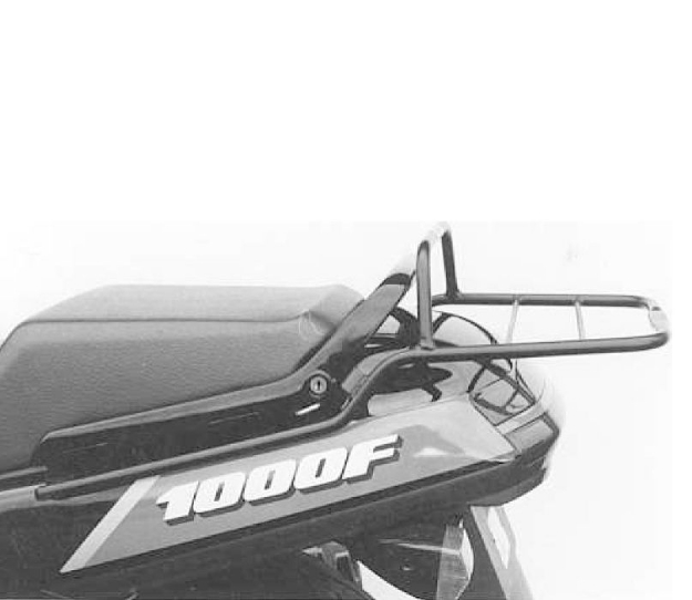 Afbeeldingen van Topdrager zwart Hepco & Becker Honda CBR1000F '89-'92