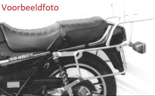 Afbeeldingen van Kofferrek zwart Hepco&Becker Suzuki GS500/ 550E/ EC '79-'82