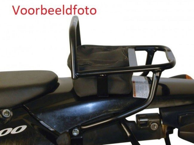 Afbeeldingen van Topdrager zwart Hepco&Becker Suzuki DR600 Dakar '89-'90