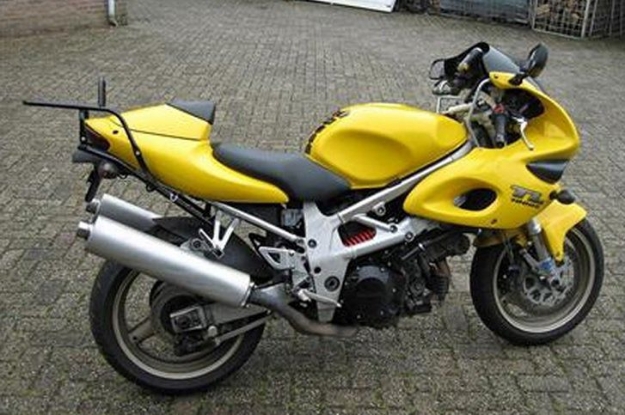 Afbeeldingen van Topdrager zwart Hepco & Becker Suzuki TL1000S