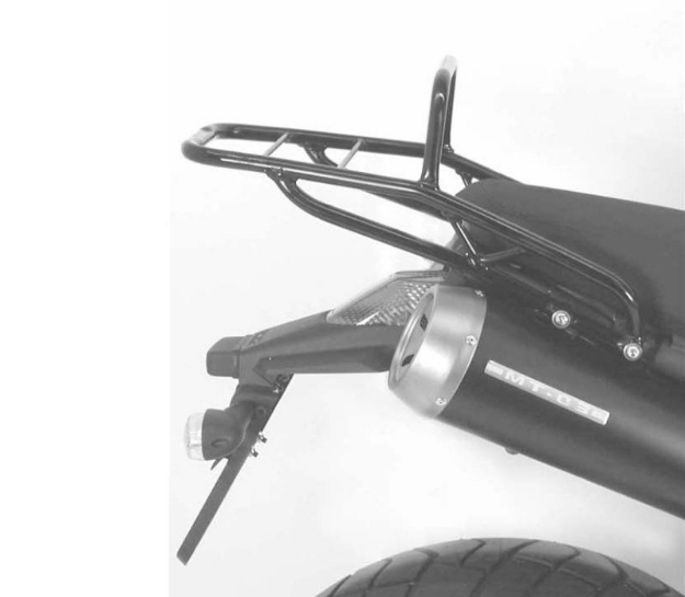 Afbeeldingen van Topdrager zwart Hepco&Becker Yamaha MT-03 '06-