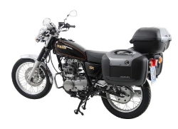 Afbeeldingen van Kofferrek chroom Hepco&Becker Yamaha SR400 '14-