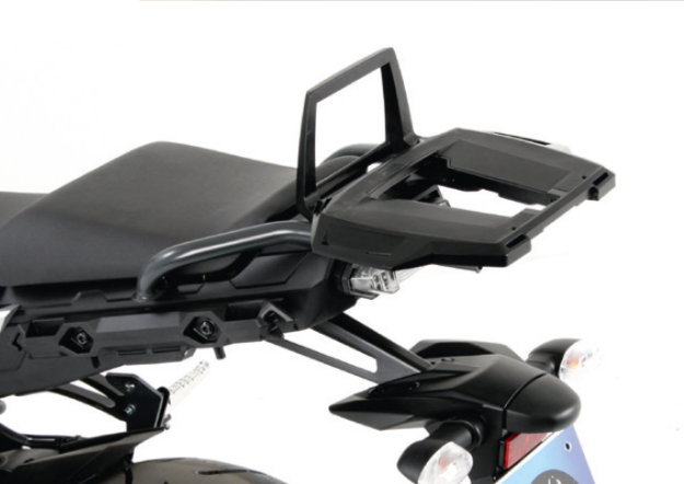 Afbeeldingen van Topdrager antraciet Alurack Hepco&Becker Yamaha MT-09 Tracer '15-17