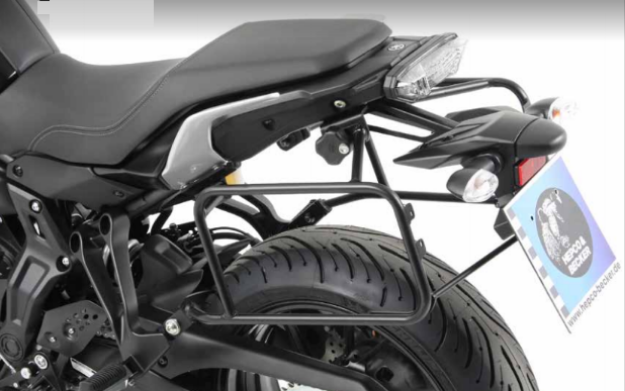 Afbeeldingen van Kofferrek zwart Lock-it Hepco&Becker Yamaha MT-07 Tracer '16-