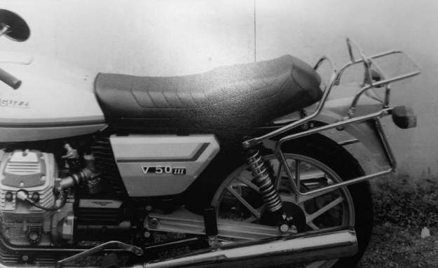 Afbeeldingen van Kofferrek chroom Hepco&Becker Moto Guzzi V50/ II/ III