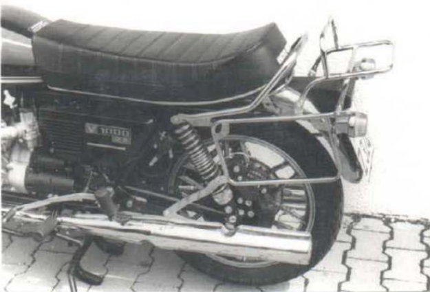 Afbeeldingen van Kofferrek chroom Hepco & Becker Moto Guzzi 850 T / T3 / T4 / California / 1000 SP / G5