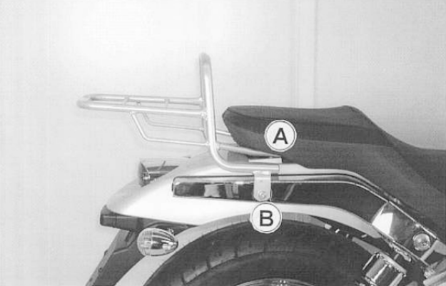 Afbeeldingen van Topdrager chroom Hepco & Becker Moto Guzzi NEVADA CLASSIC 750 i.e. '04-