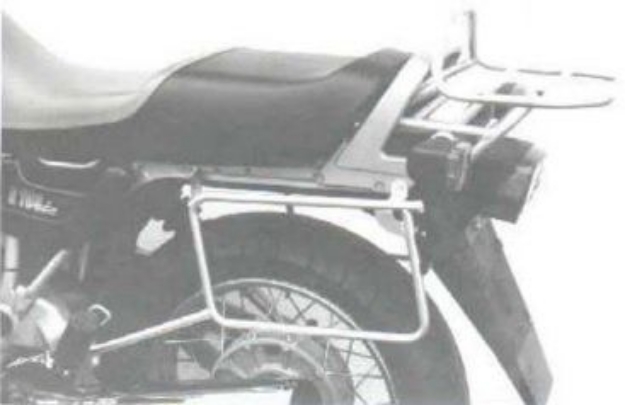 Afbeeldingen van Kofferrek chroom Hepco & Becker BMW R80R '92- / R100R '92-