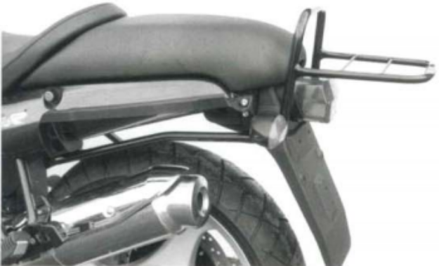 Afbeeldingen van Topdrager zwart Hepco & Becker BMW R850R '02- / R1100R '95-