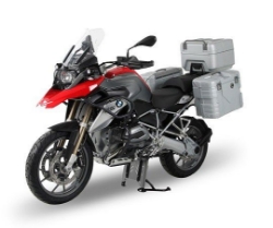 Afbeeldingen van Kofferrek antraciet Lock-it Hepco&Becker BMW R1200GS LC '13-18