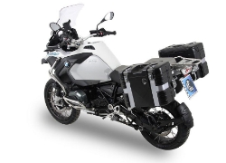 Afbeeldingen van Kofferrek zilver Lock-it Hepco&Becker BMW R1200GS LC Adventure '14-16