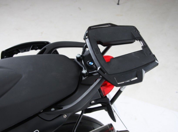 Afbeeldingen van Topdrager zwart Alurack Hepco&Becker BMW F800R '15-19