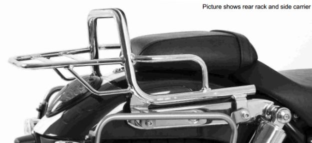 Afbeeldingen van Topdrager chroom Hepco&Becker Triumph Thunderbird 1600/ 1700