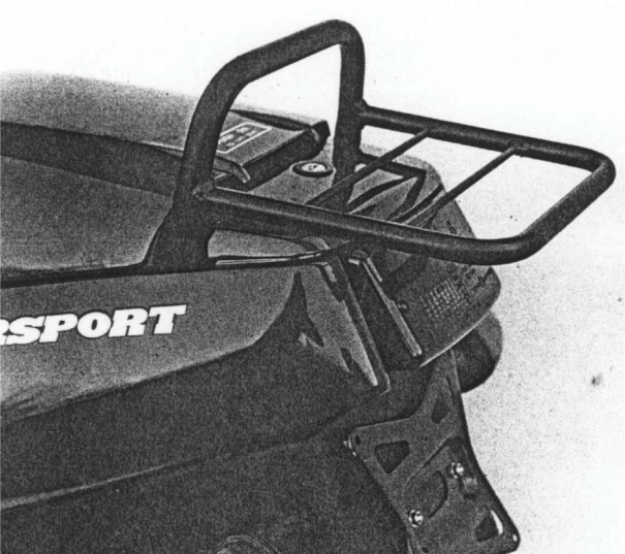 Afbeeldingen van Topdrager zwart Hepco & Becker Ducati 600SS / 750SS / 900SS '91-'97