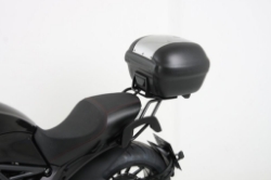 Afbeeldingen van Topdrager zwart Alurack Hepco&Becker Ducati Diavel '11-18