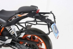 Afbeeldingen van Kofferrek zwart Hepco & Becker KTM 125 Duke '11-'16/ Duke 200 '12-'16