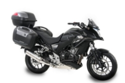 Afbeeldingen van Kofferrek zwart Lock-it Hepco&Becker Honda CB500X '13-16