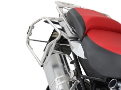 Afbeeldingen van Kofferset Hepco&Becker 'Cutout' met RVS rek en Xplorer koffers BMW R1250GS Adventure '19-