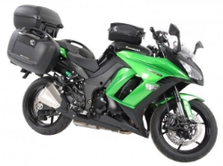 Afbeeldingen van Topdrager zwart Alurack Hepco&Becker Kawasaki Z1000SX '15-16