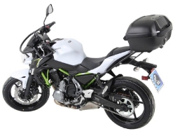 Afbeeldingen van Topdrager zwart Alurack Hepco&Becker Kawasaki Z650 '17-