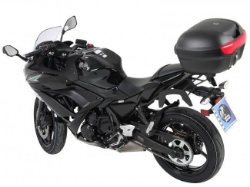 Afbeeldingen van Topdrager zwart Alurack Hepco&Becker Kawasaki NINJA 650 '17-
