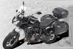 Afbeeldingen van Topdrager zwart Alurack Hepco&Becker Yamaha MT-07 Tracer '16-'20