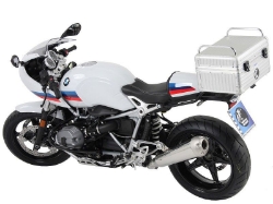 Afbeeldingen van Topdrager zwart Alurack Hepco&Becker BMW R NineT Racer '17-