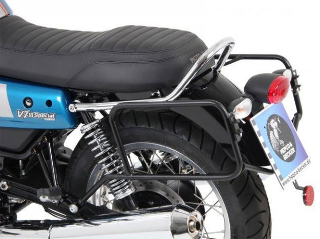 Afbeeldingen van Kofferrek zwart Hepco&Becker Moto Guzzi V7 III Carbon/Milano/ Rough '18-