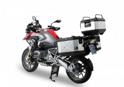 Afbeeldingen van Kofferrek vaste montage antraciet Hepco&Becker BMW R1250GS LC '18-