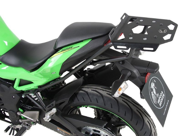 Afbeeldingen van Topdrager zwart Minirack Hepco&Becker Kawasaki Ninja 125 '19-