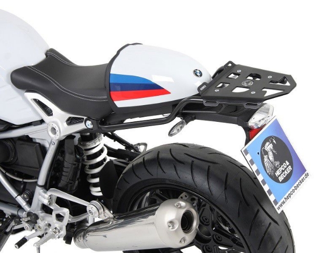Afbeeldingen van Topdrager zwart Minirack Hepco&Becker BMW R nineT Racer '17-