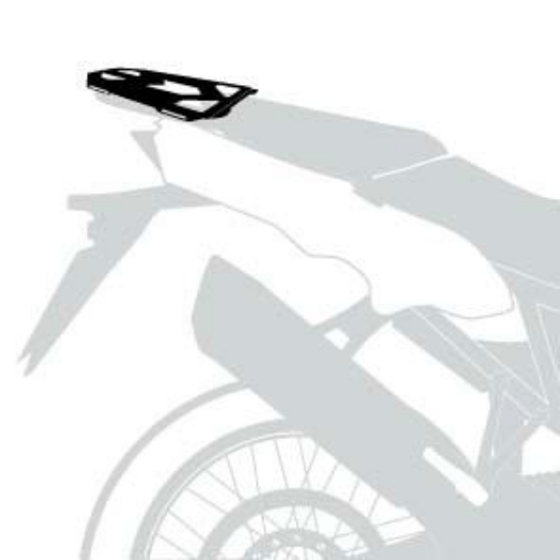 Afbeeldingen van Topdrager zwart minirack Hepco&Becker BMW F900XR '20-