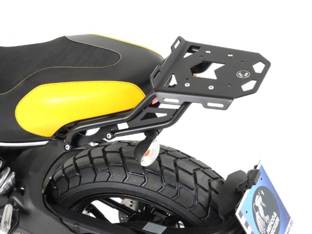 Afbeeldingen van Topdrager zwart Minirack Hepco&Becker Ducati Scrambler '15-'18