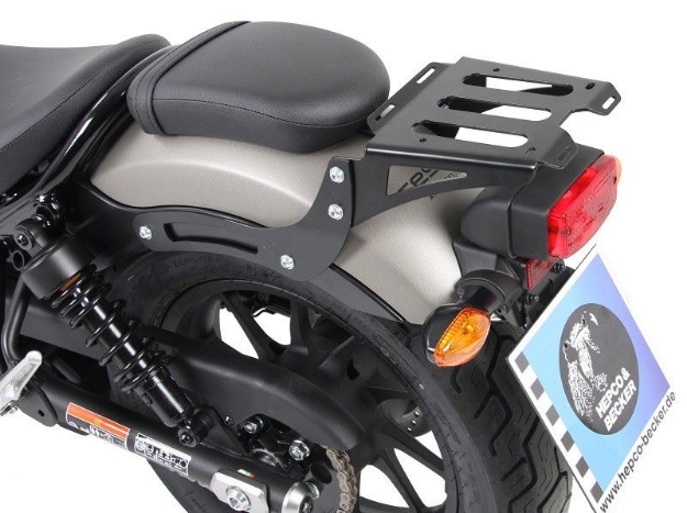 Afbeeldingen van Topdrager zwart Minirack Hepco&Becker Honda CMX500 '17-